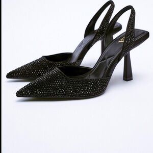 Zara Strappy Slingback Heels